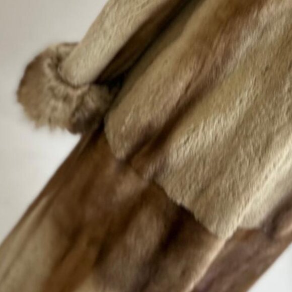 Vintage Full-Length Mink Fur Coat semi-sheared - Picture 6 of 6